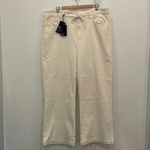 Paige White Wide Leg Jeans